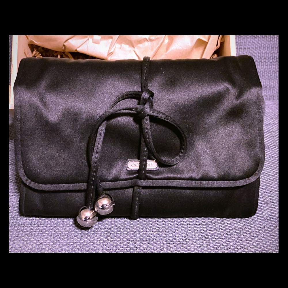 Coach travel jewelry case